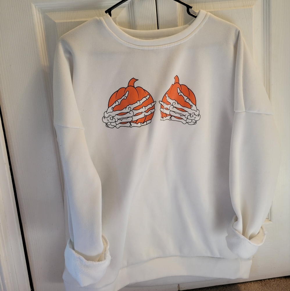 Crewneck Pumpkin Sweatshirt